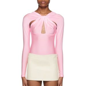 NWT Coperni pink bodysuit